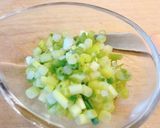 揚げ茄子のたけのこ肉味噌のせ作り方5写真