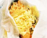 鮭と野菜のレンジ酒蒸し作り方10写真