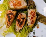 グルテンフリーのピーマンの肉詰め作り方6写真