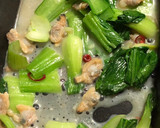 青梗菜とアサリの酒蒸し作り方6写真