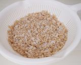 【江戸の味】モチっと香ばし！麦飯卵作り方3写真