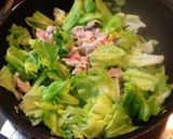 キャベツと豚肉の生姜ポン酢炒め作り方2写真