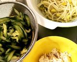 豆もやし・きゅうり・ささみのナムル作り方3写真
