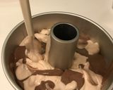 ＊簡単ローズ＆チョコのマーブルシフォン＊作り方19写真