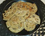 シャキシャキ蓮根のきんぴら作り方8写真