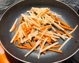 もったいないを美味しく◎大根の皮きんぴら作り方4写真