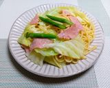 旬野菜で✨春野菜のバター醬油パスタ作り方7写真