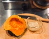 塩麹だけ蒸しかぼちゃ🎃作り方1写真