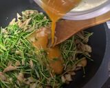 豆苗ときのこと玉子の　中華炒め作り方10写真