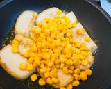 お正月の残った高級蒲鉾でバターコーン蒲鉾作り方3写真