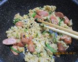ウィンナとツナピーマン炒飯😋♪作り方6写真