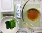 簡単昼食夕飯！小松菜クリチ納豆和風パスタ作り方1写真