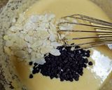 ★バナナ・チョコ入りアーモンドケーキ♪作り方5写真