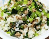 小松菜と豚ひき肉のそぼろ弁当作り方8写真