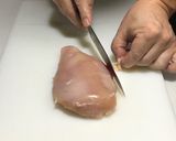 鶏ムネ肉のコトレッタ・アッラ・ミラネーゼ作り方2写真