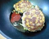 キャベツとコーンの豆腐みそハンバーグ作り方7写真