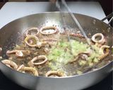 レモン香る旬のイカとセロリのイカ墨パスタ作り方8写真