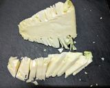 キャベツの芯のたいたん。ゆず風味作り方1写真