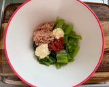 小松菜と梅干しのツナマヨぽん酢和え作り方5写真