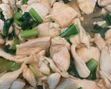 鶏むね肉と小松菜のとろ旨オイスター炒め作り方10写真
