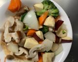 お一人様肉料理にクリーム梅風味根菜ナムル作り方8写真