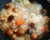 中華風鶏ガラスープの豚汁 味噌不使用作り方8写真