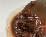 つぶあんバターチョコぜんざい作り方5写真