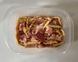 調理ほぼ無しレンジだけ！辛い冷やし肉そば作り方2写真