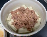 豆腐とツナと卵の韓国風レンチンおかず作り方1写真