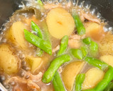 新じゃがと豚肉といんげんの旨煮作り方6写真