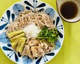 豚しゃぶ茄子おろしそば作り方7写真