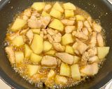 鶏むね肉とじゃがいもの旨照り煮作り方6写真