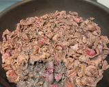 簡単!牛こま肉がご馳走に*絶品赤ワインソース作り方2写真