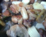 焼き鳥とタケノコの簡単煮物！！作り方3写真