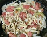 オイルソースでトマトとしめじのパスタ作り方2写真