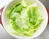 レンジで！カニカマ＆キャベツのマヨチーズ作り方2写真