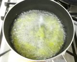 懐かしい給食の味。キャベツ入りかきたま汁作り方3写真