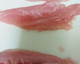 ササミめんたい作り方1写真