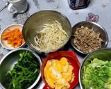 鶏ミンチの野菜たっぷりビビンバ作り方8写真
