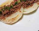 新たまねぎの肉みそステーキ作り方4写真