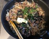 牛肉と大葉のバターライス作り方3写真