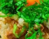 牛肉と大葉のバターライス作り方5写真