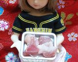 リカちゃんサイズ♡ヤクルト酢豚ꕤ*.ﾟ作り方1写真