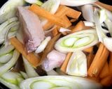 簡単♪行者にんにくと手羽の中華スープ❀作り方4写真