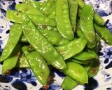 簡単&シンプル味付け☆絹さやのバター炒め作り方5写真