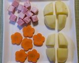 新じゃが☆人参のスピード煮もの作り方1写真