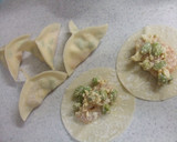 餃子の皮で☆エビと枝豆のマヨ揚げ➹➹作り方2写真