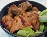 鶏もものバジル酢味噌漬け作り方6写真