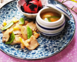 改良版半熟とろとろ茹で卵と絹さやの味噌汁作り方3写真