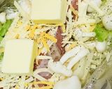 バター＆チーズ☆鮭と茸のホイルつつみ焼き作り方3写真